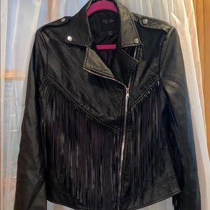 RD Style Faux Leather Jacket with fridge